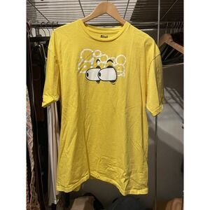 Alife Shirt Sz XL Yellow Rivington Club NYC Brand Streetwear Eyes 2017